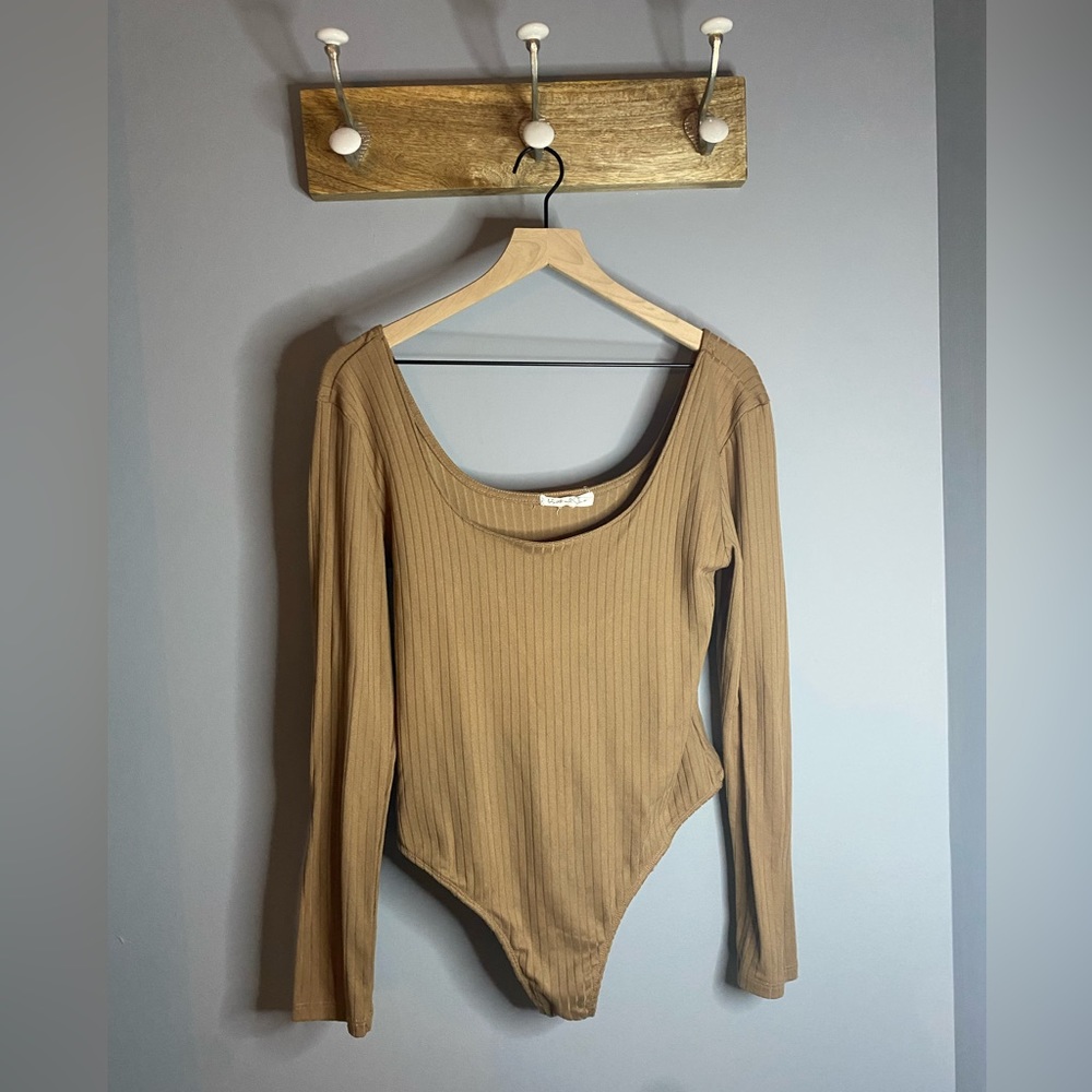 Large tan body suit (IT#0035)
